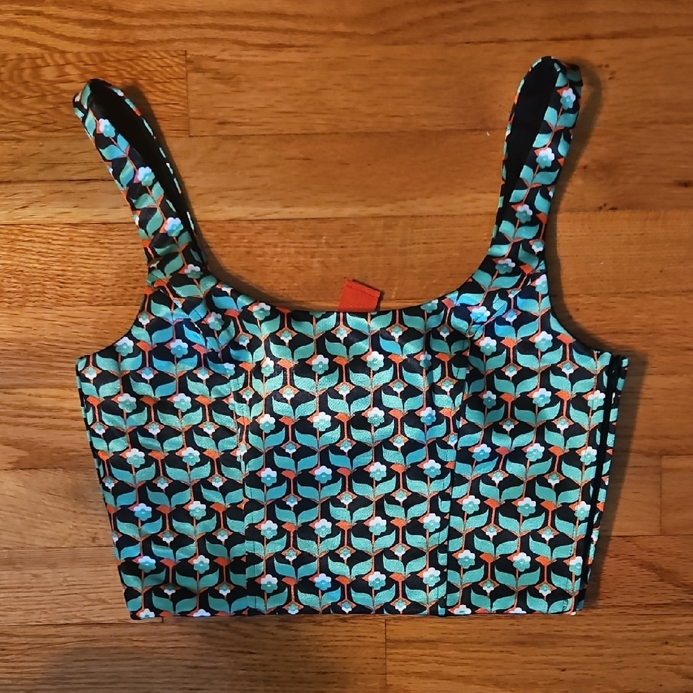 H&M Multicolor Geometric Tank Top - Size 4